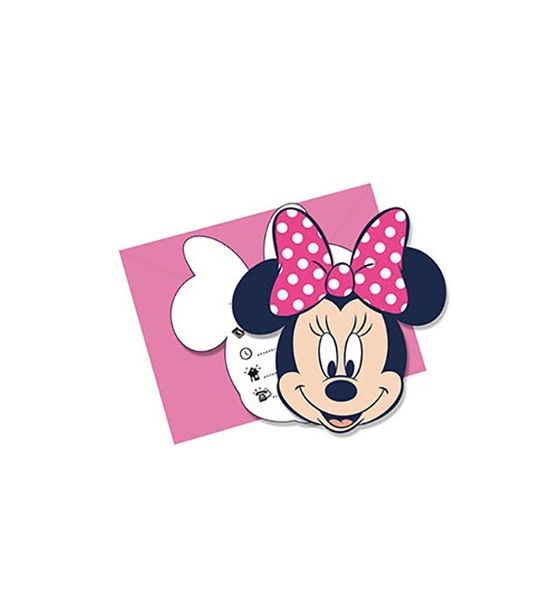 Minnie Dots Die Cut Invitate&amp; Envelope