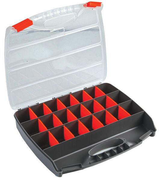 General Purpose Storage Box, Assorter, Plastic
