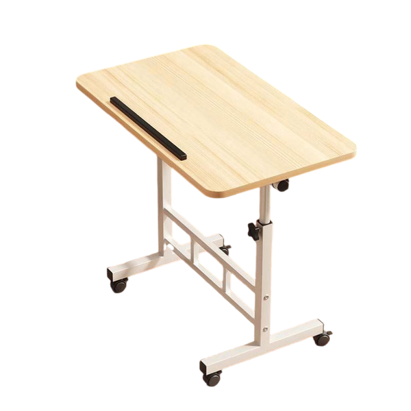 180 Folding Flip-Up Height-Adjustable Laptop Desk with Wheels