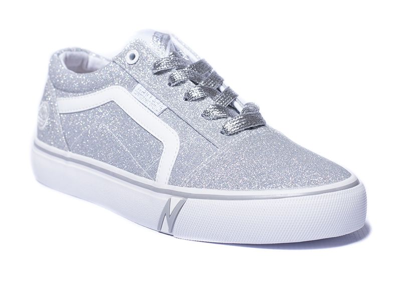 Navy Sail Women's Space Silver Glitt Low-Cut Sneakers