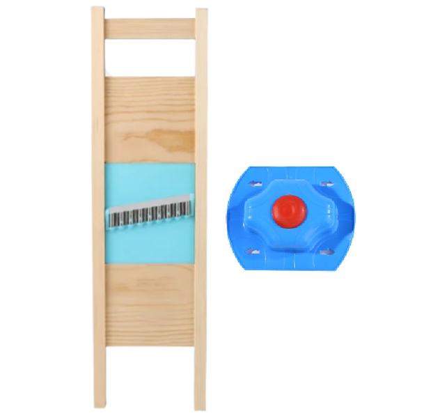 Wave Grid Criss Cross Cutter Board For Potato, Cucumber, Vegetables