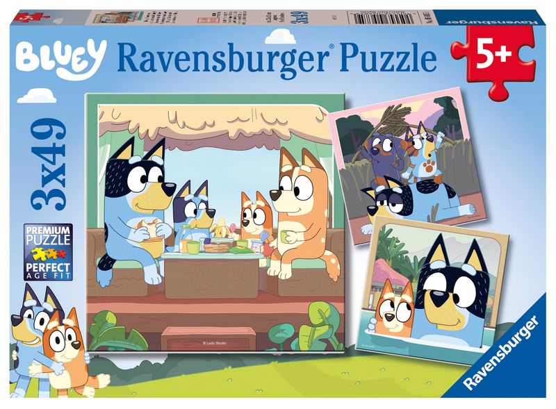Ravensburger 3x49 Piece Bluey