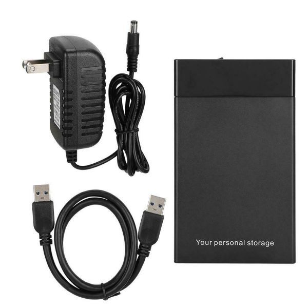 USB 3.03.5 Inch SATA External Hard Drive EnclosureBlack Buy Online