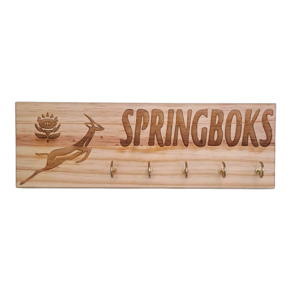 Gift Emporium - Springboks Wooden Key Holder Rack