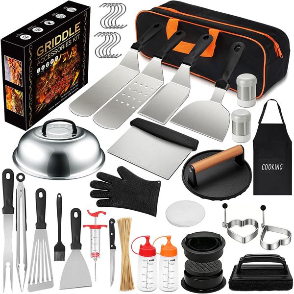 237 Pieces Griddle Accessories Kit, Perfect Flat Top Grilling Accessories