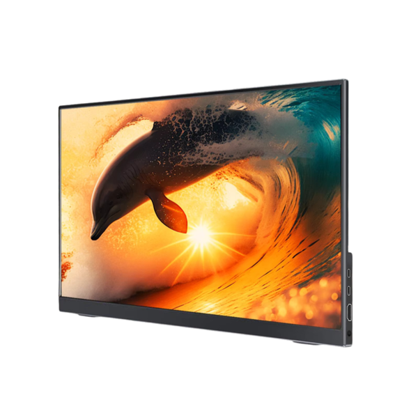 18.5" 1080P FHD Portable Monitor - Ultra-Thin IPS Display, USB-C &amp; HDMI