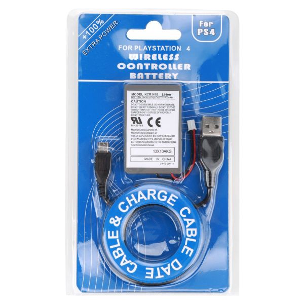 Wireless Controller Battery Pack for PS4 with Micro Cable