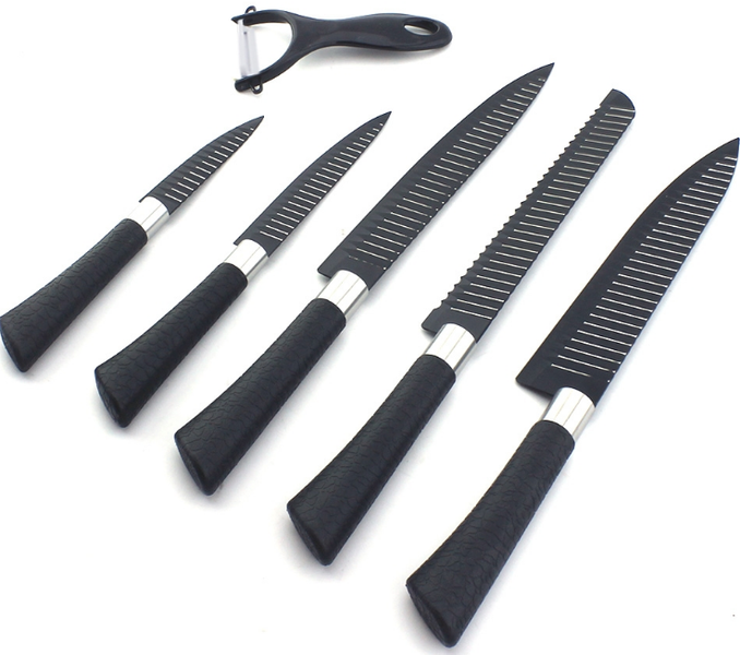 6 Piece Non-Stick Kitchen Knife