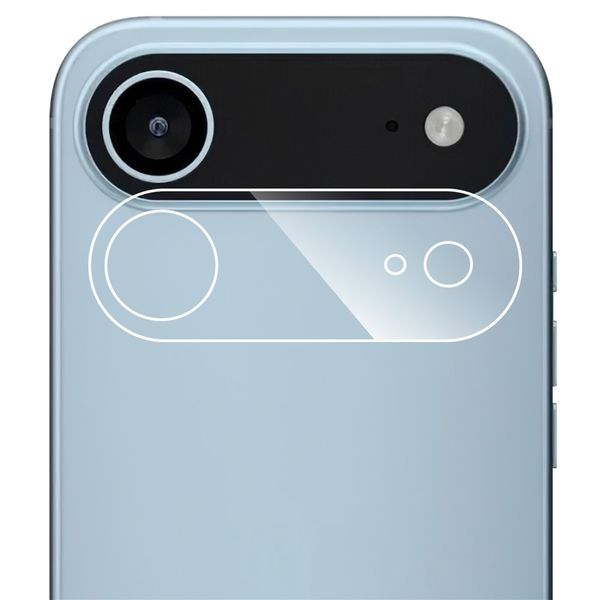 Clear Tempered Glass Film Camera Lens Protector Compatible with iPhone Air