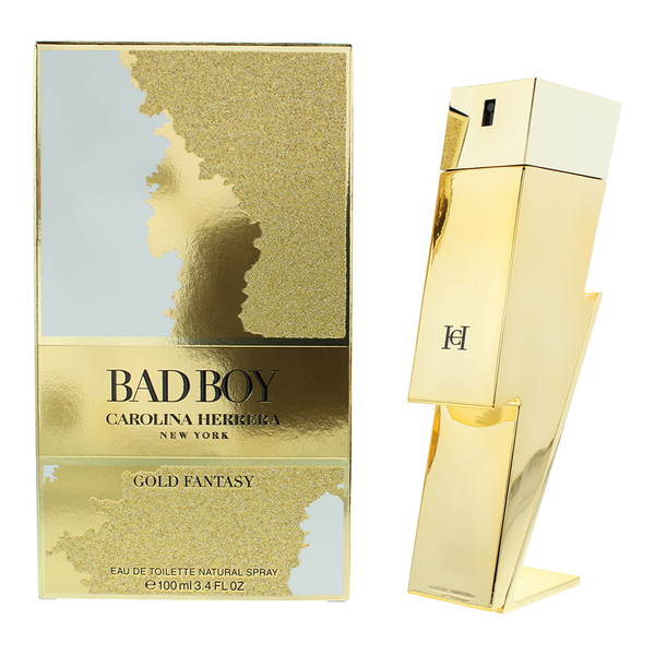 Carolina Herrera Bad Boy Gold Fantasy EDT 100ml (Parallel Import)