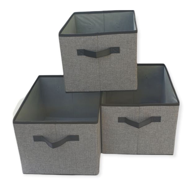 Storage Boxes - Set of 3 - Collapsible - By Urban Lifestyle Trends