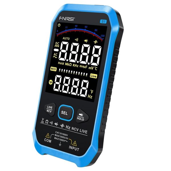 FNIRSI S1 Large Screen Digital Display Smart Multimeter -True RMS Recharge