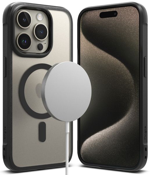 Fusion for iPhone 15 Pro Max MagSafe Accessories Case - Bold Black
