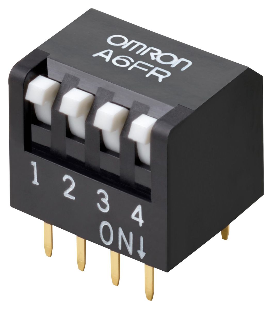 Omron (A6FR0101) DIP / SIP Switch, Short Actuator, SPSTNO, 24 V, 25