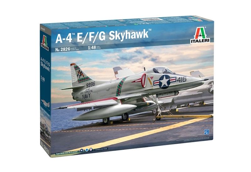 Italeri 1/48 A-4E/F/G Skyhawk Plastic Model Kit