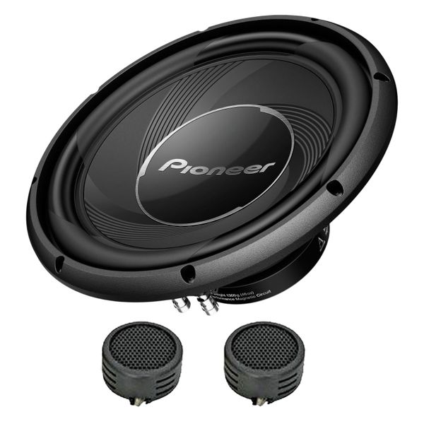 Pioneer TS-A30S4 12 1400 Watts SVC Subwoofer &amp; Evo Tweeters