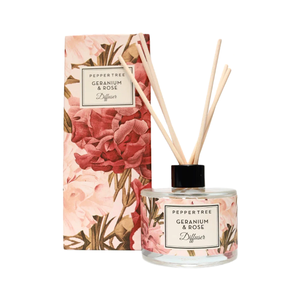 Pepper Tree Geranium &amp; Rose Diffuser 200ml