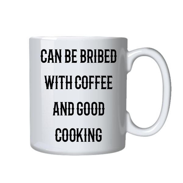 Coffee and Good Cooking Mug - Best Funny Novelty Cup - Ideal Gift Idea