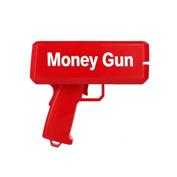 Money Gun with Play Money red