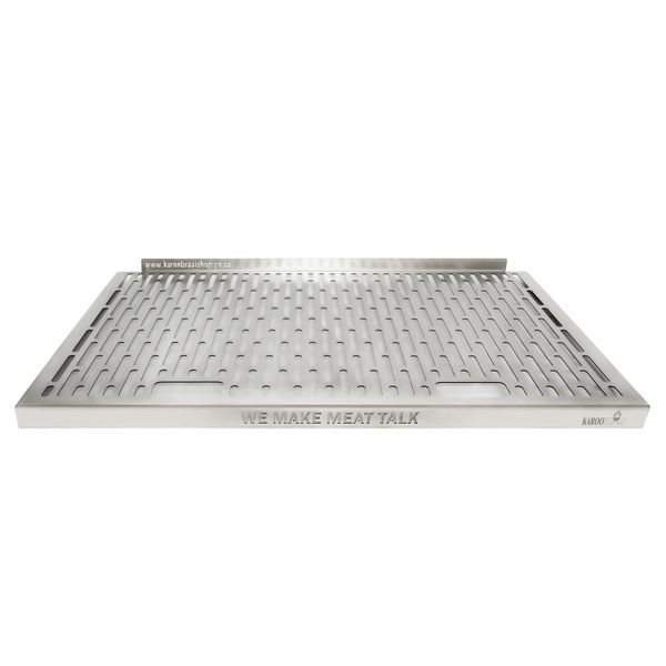 KarooBraai 55 46 Stainless Steel Laser Braai Grid - WE MAKE MEAT TALK