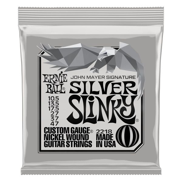 Ernie Ball 2218 - John Mayer Silver Slinky Signature Guitar Strings