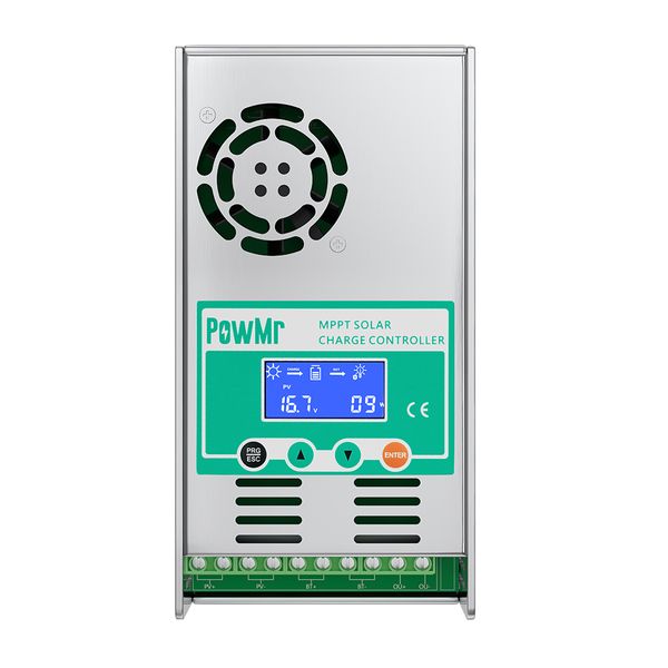 Powmr 60a Mppt Solar Charge Controller 12-48vdc 190voc
