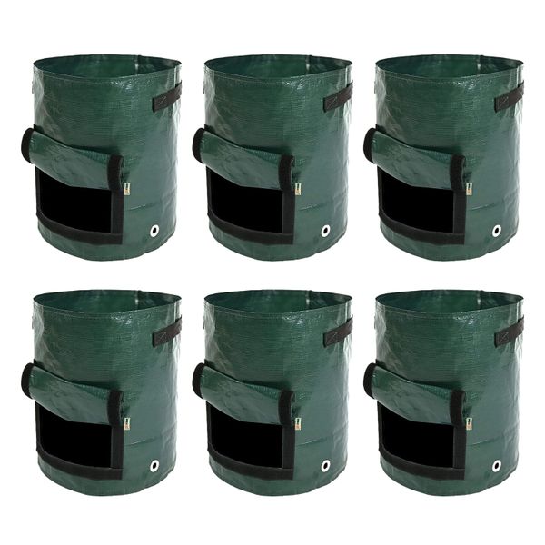 PE Grow Bags Garden Planting Bag-6-piece set