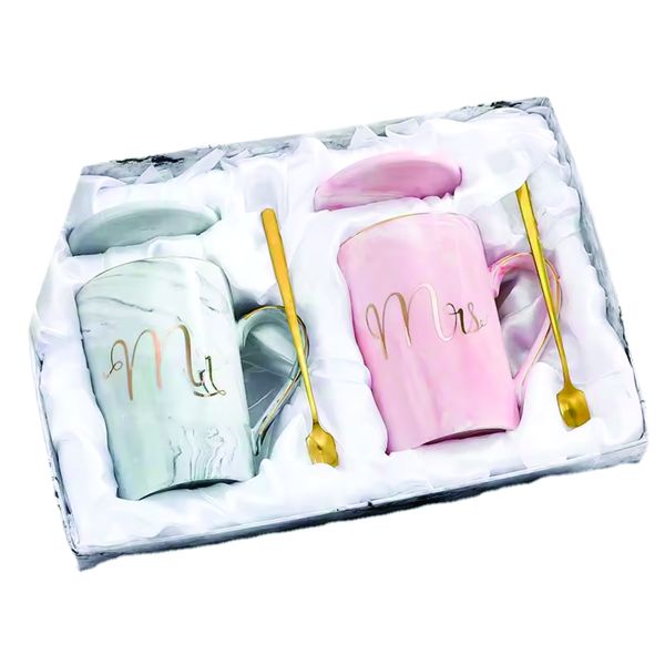 Mr &amp; Mrs Gifting Mug Set.Wedding,Anniversary,Engagement Gift for the Couple