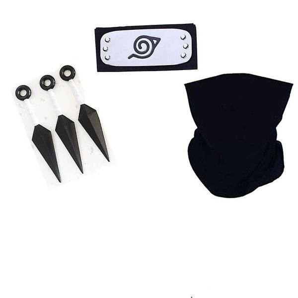 Cosplay Naruto Kakashi Play Set Headband kids birthday gifts
