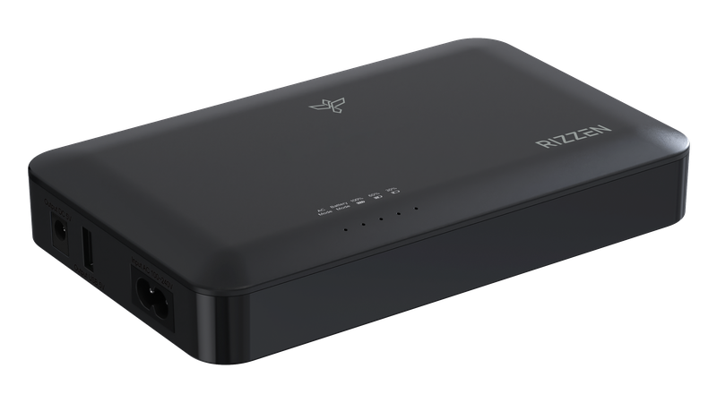 RIZZEN 18W Mini UPS for DC, Wi-Fi, Fibre &amp; Baby Electronics with 1.5m Cable