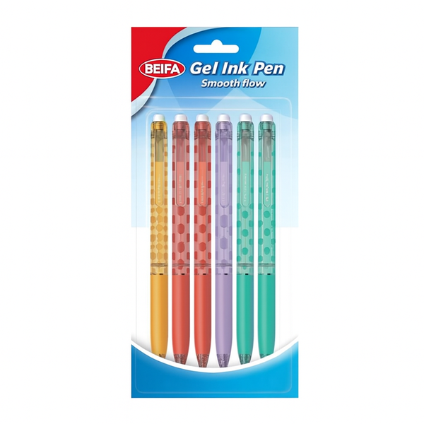 Black Ink Erasable Gel Pens-8 Pens Per Pack-5 x 8 Packs