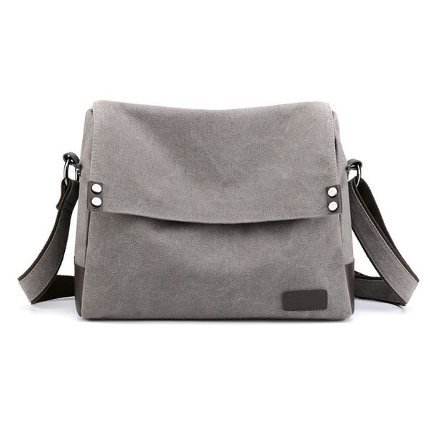 Crossbody Bag Casual man Messenger Bag-GRAY