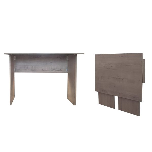 FLIP n FLAT Folding Portable Desk 100x60cm - Rustic Wood