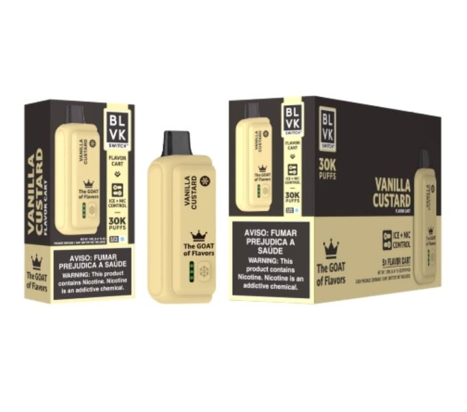 BLVK Switch 30000 Puffs Disposable Pod - Vanilla Custard
