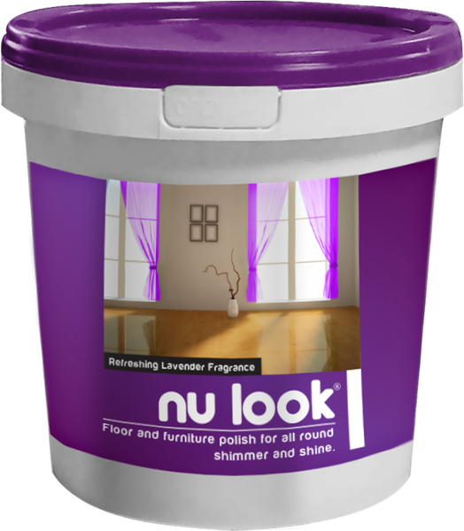 Nu Look Floor &amp; Furniture Polish 2 Pack x 1 litre - Lavender