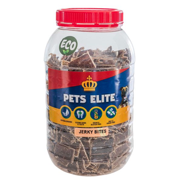 Pets Elite Jerky bites Eco Tub 800g
