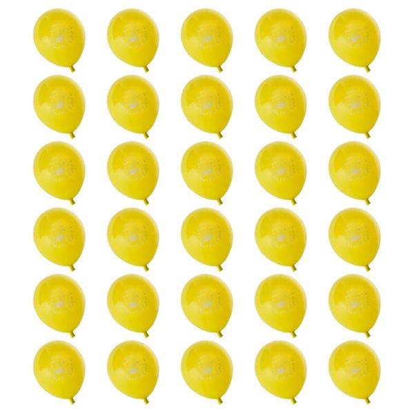 Yellow Happy Birthday Helium Balloons 30pc
