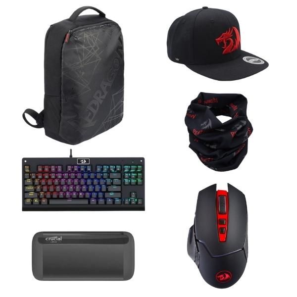 Redragon Gaming Accessory Set Including Wireless Mouse and Keyboard