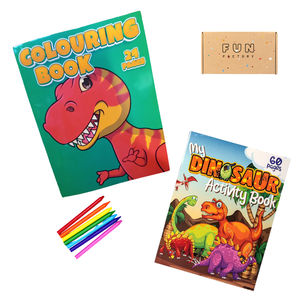 DINO activity bundle w/ crayons