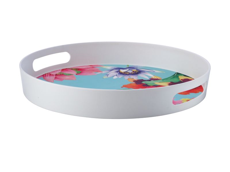 Maxwell and Williams - Balinese Garden Round Serving Tray 35cm