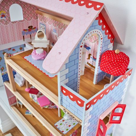 Kidkraft chelsea doll cottage clearance with 16 accessories included