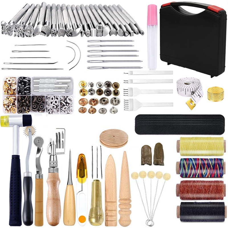 Leather Punching Tool Kit Leather Tools Set 68 Piece Shop Today