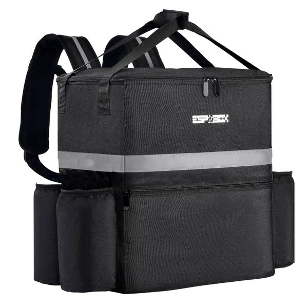 36LPizza Food Delivery Bag Keep Warm, Waterproof Lunchbag For Camp And Home