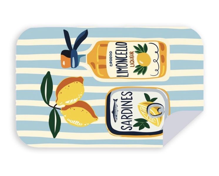 Bobums - Microfibre XL Printed Towel - Lemoncello PRXL3773