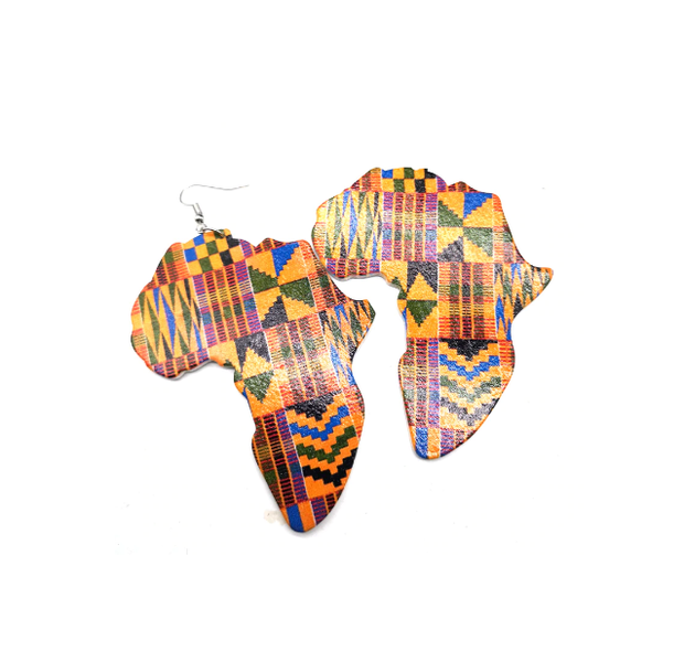 Melanin African Earings - African Shape