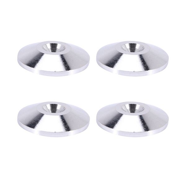 4 Pcs Speaker Pure Copper Spikes Pads(Silver)