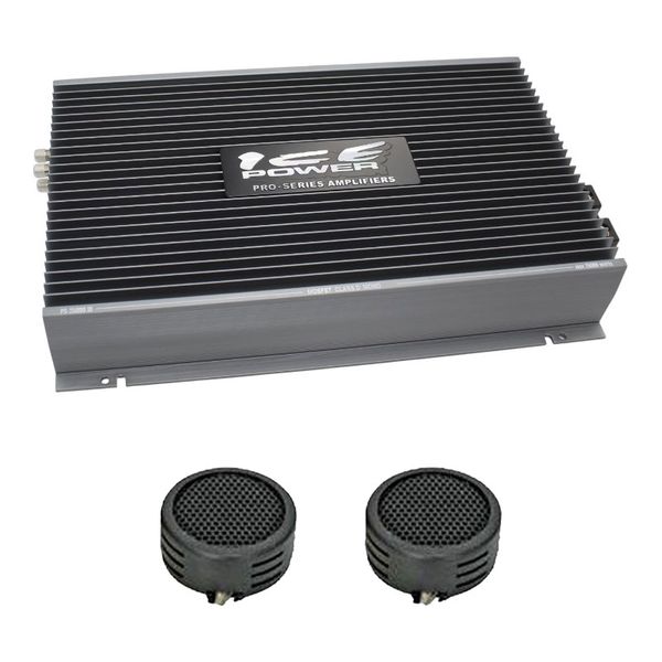 Ice Power PS-25000.1 ProSeries 25000w Digital Mono Amplifier &amp; Evo Tweeters