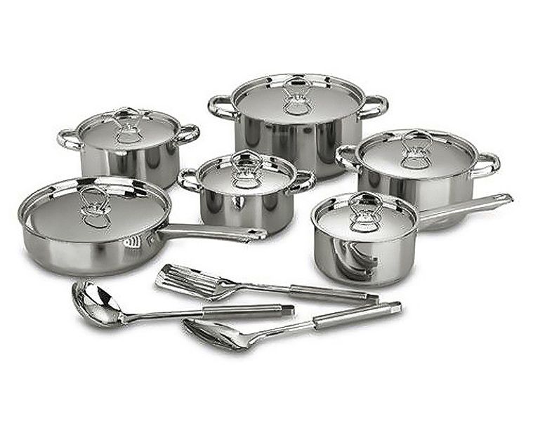 Stainless steel Pot set 15 PCS