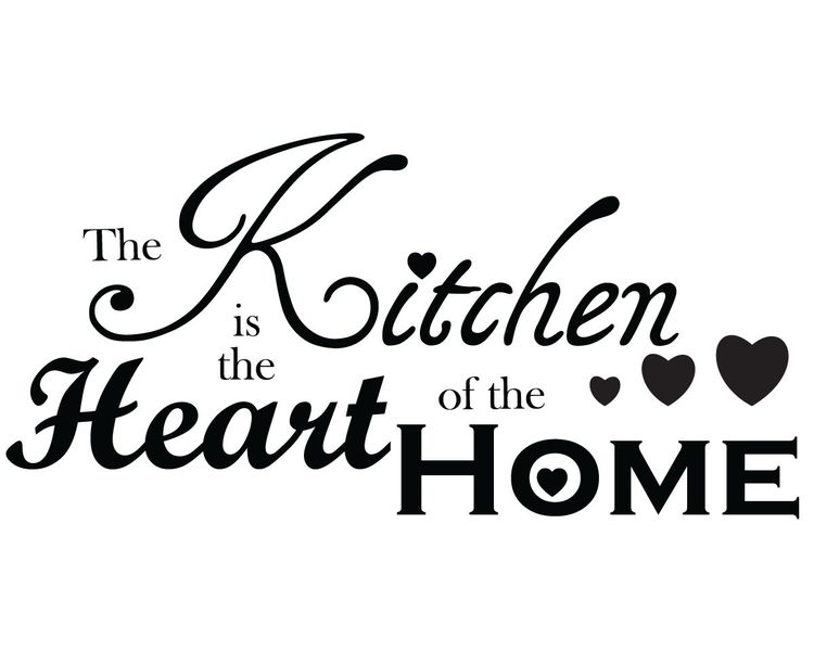 Fantastick - Kitchen Vinyl Wall Quote - Black