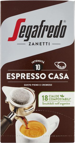 Segafredo - Espresso Pods Casa Coffee (18x7g) x 6